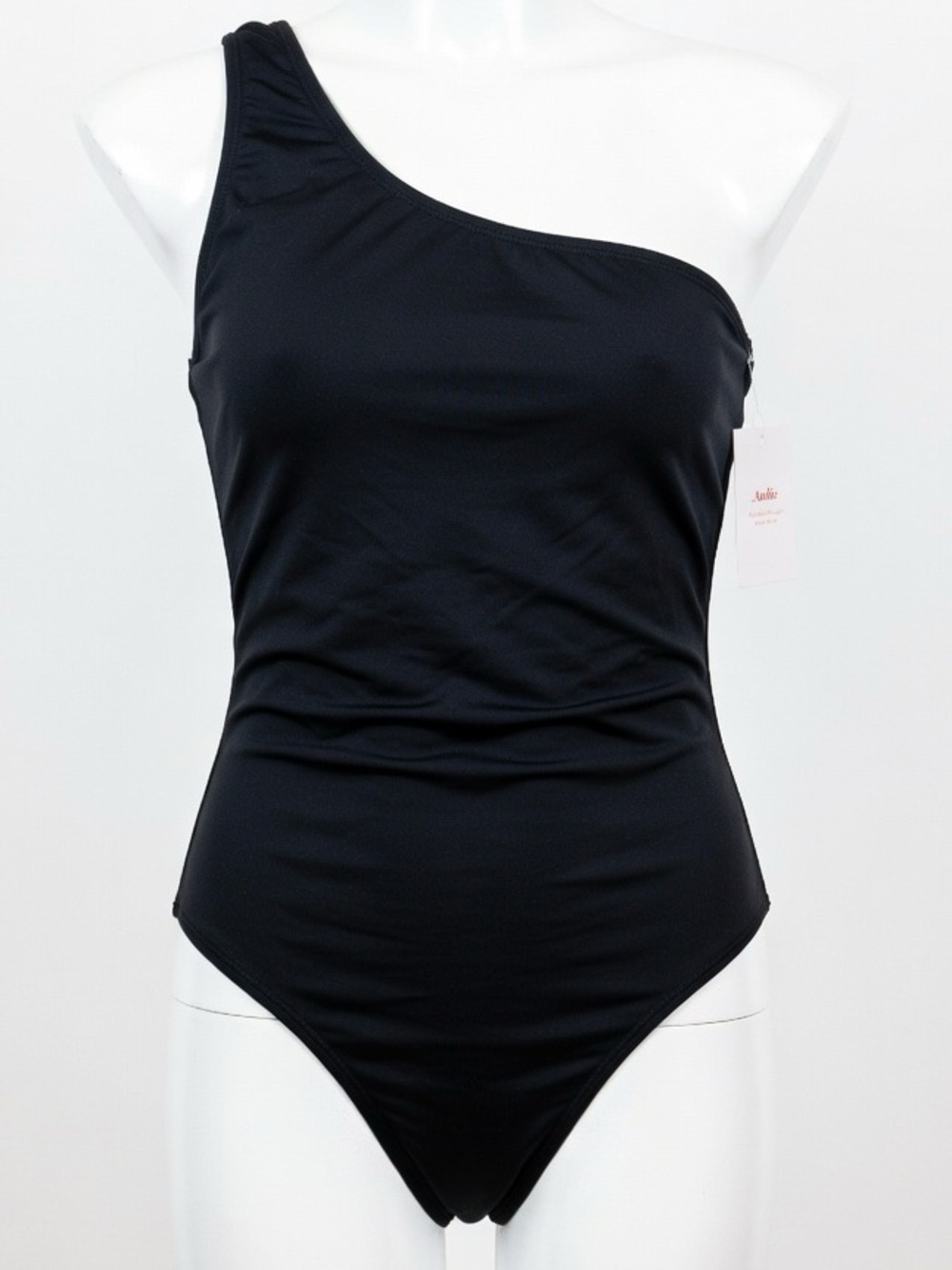 ANDIE One-Shoulder Black Women’s Swimsuit
Size LT (Large Tall)